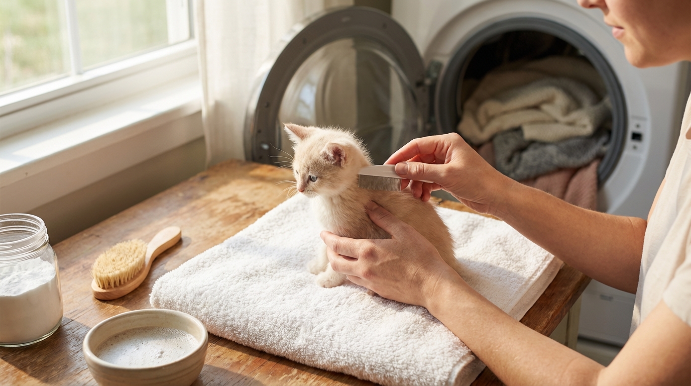 Comment choisir un anti puce chaton efficace et sans danger!
