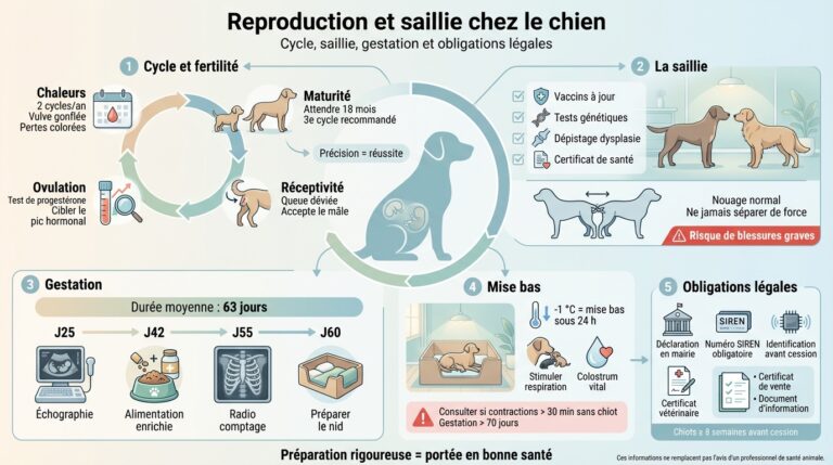 Guide complet de la reproduction et saillie chez le chien