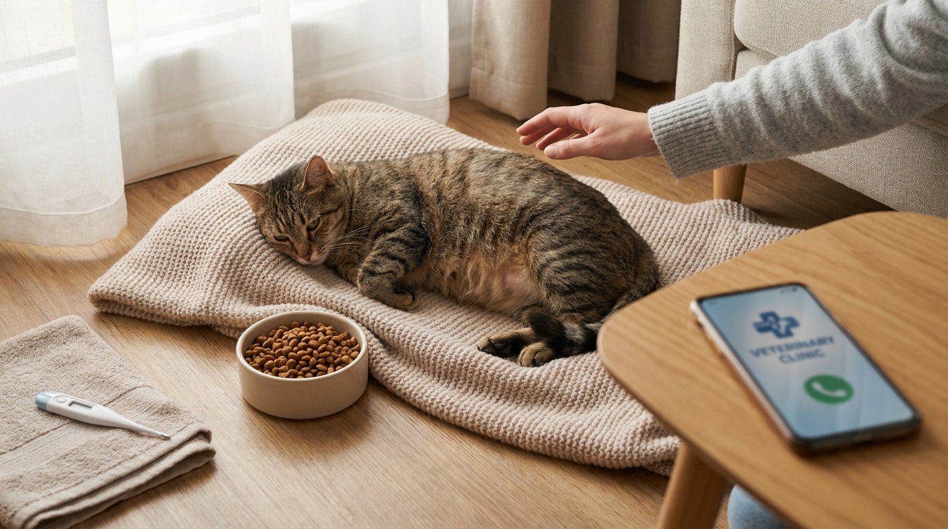 Symptôme chaton mort dans le ventre les signes d'alerte