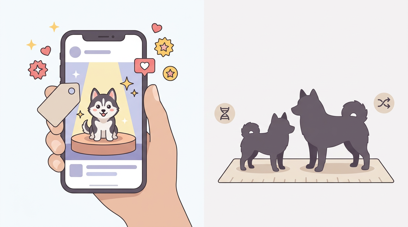 Pomsky nain : existe-t-il vraiment et que signifie “mini/toy” ?