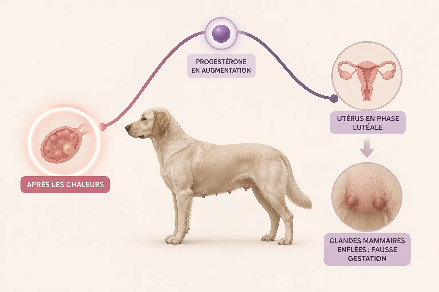Grossesse nerveuse chez la chienne : comprendre ce qui se passe vraiment