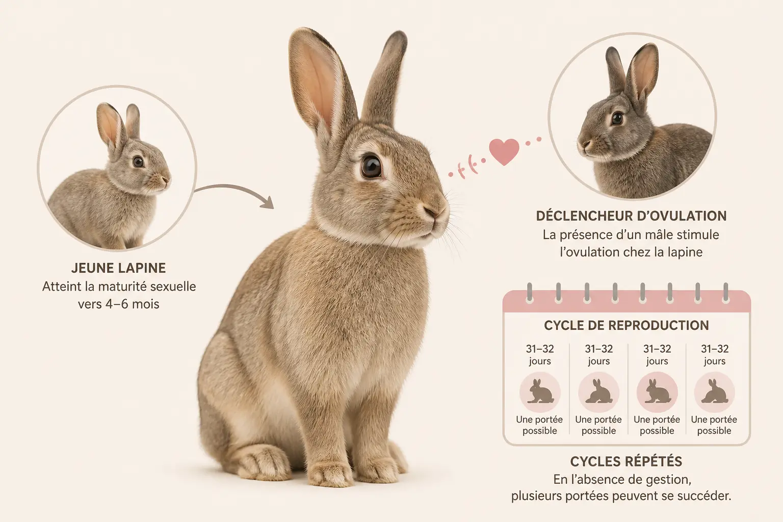 Avant de parler de grossesse : âge, cycle et conditions de reproduction