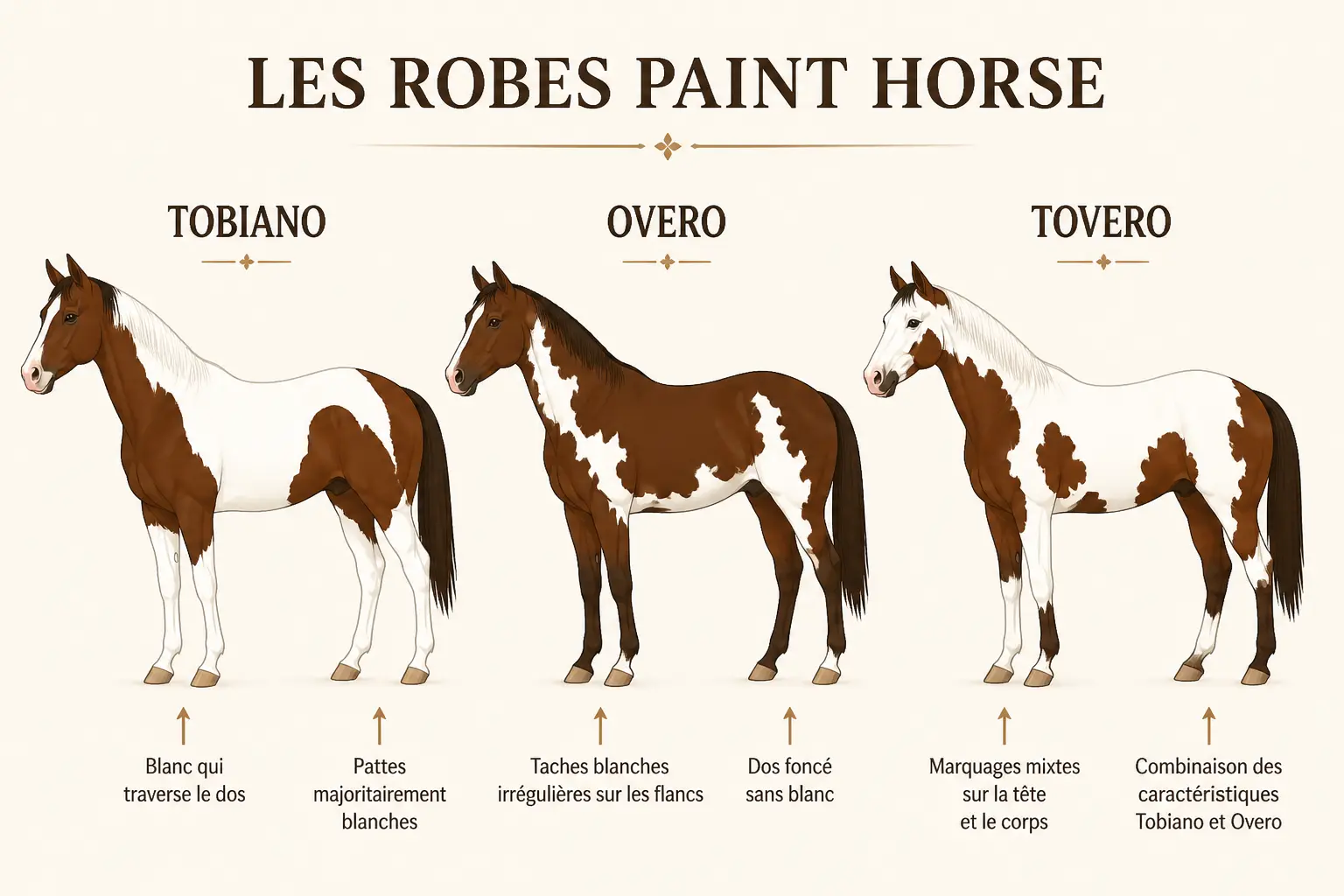 Robes, patrons et génétique : comprendre ses taches sans se perdre