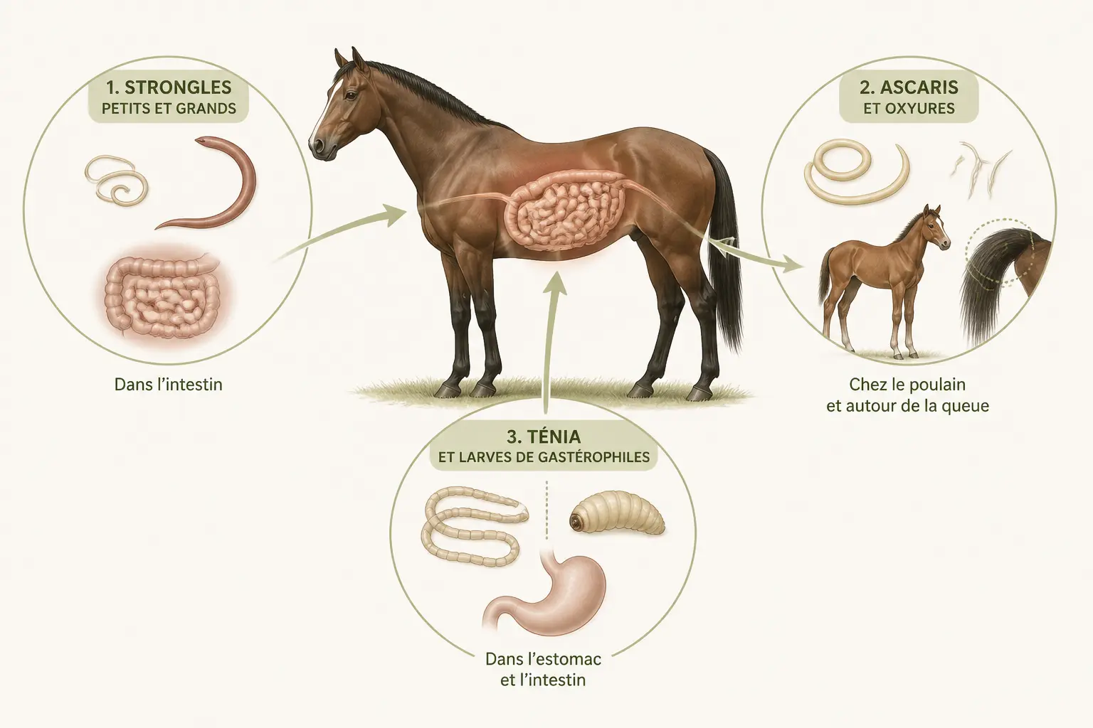 Les parasites internes à connaître avant de choisir un traitement