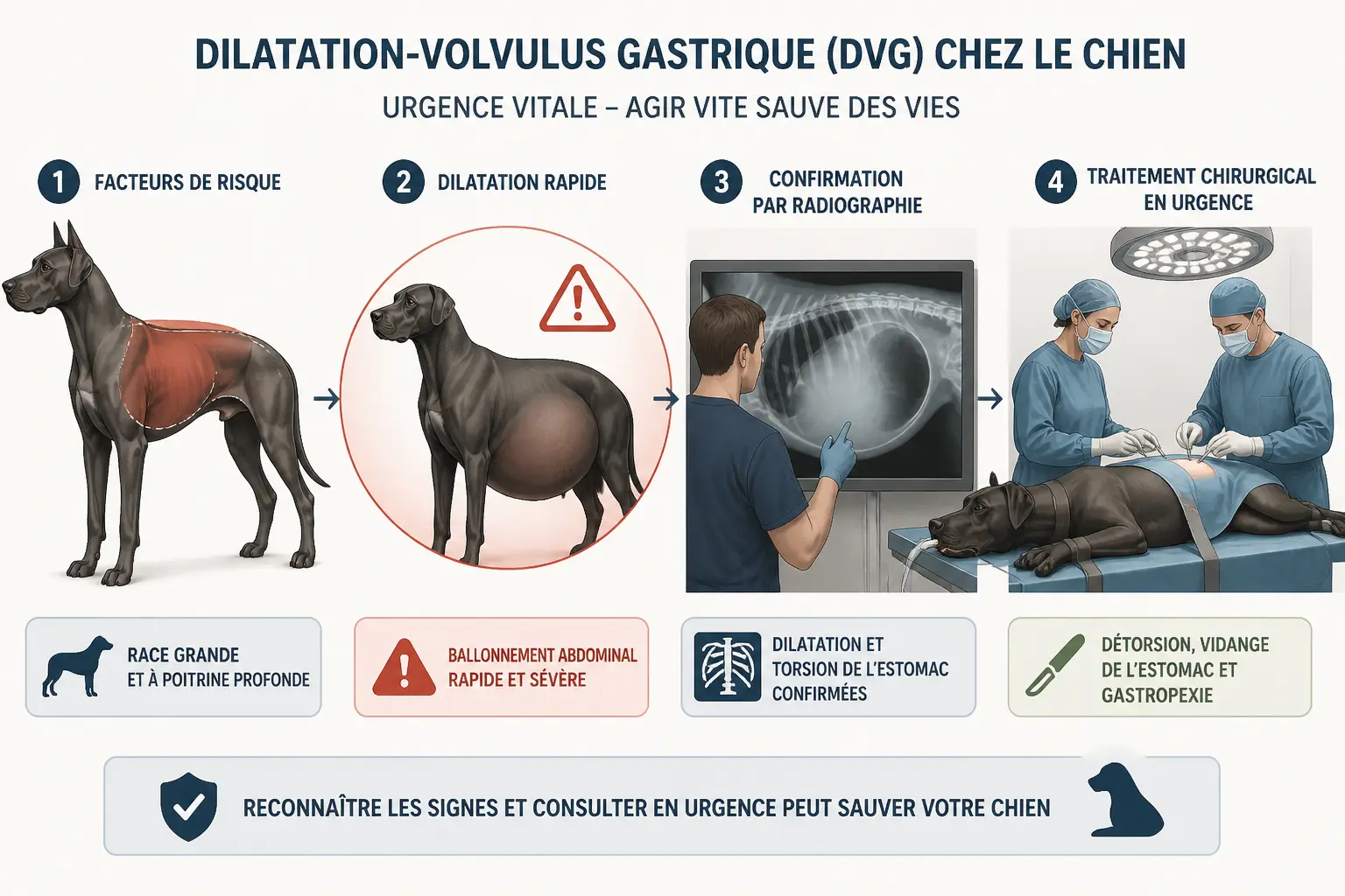 Pourquoi cela arrive, puis comment le vétérinaire confirme et traite