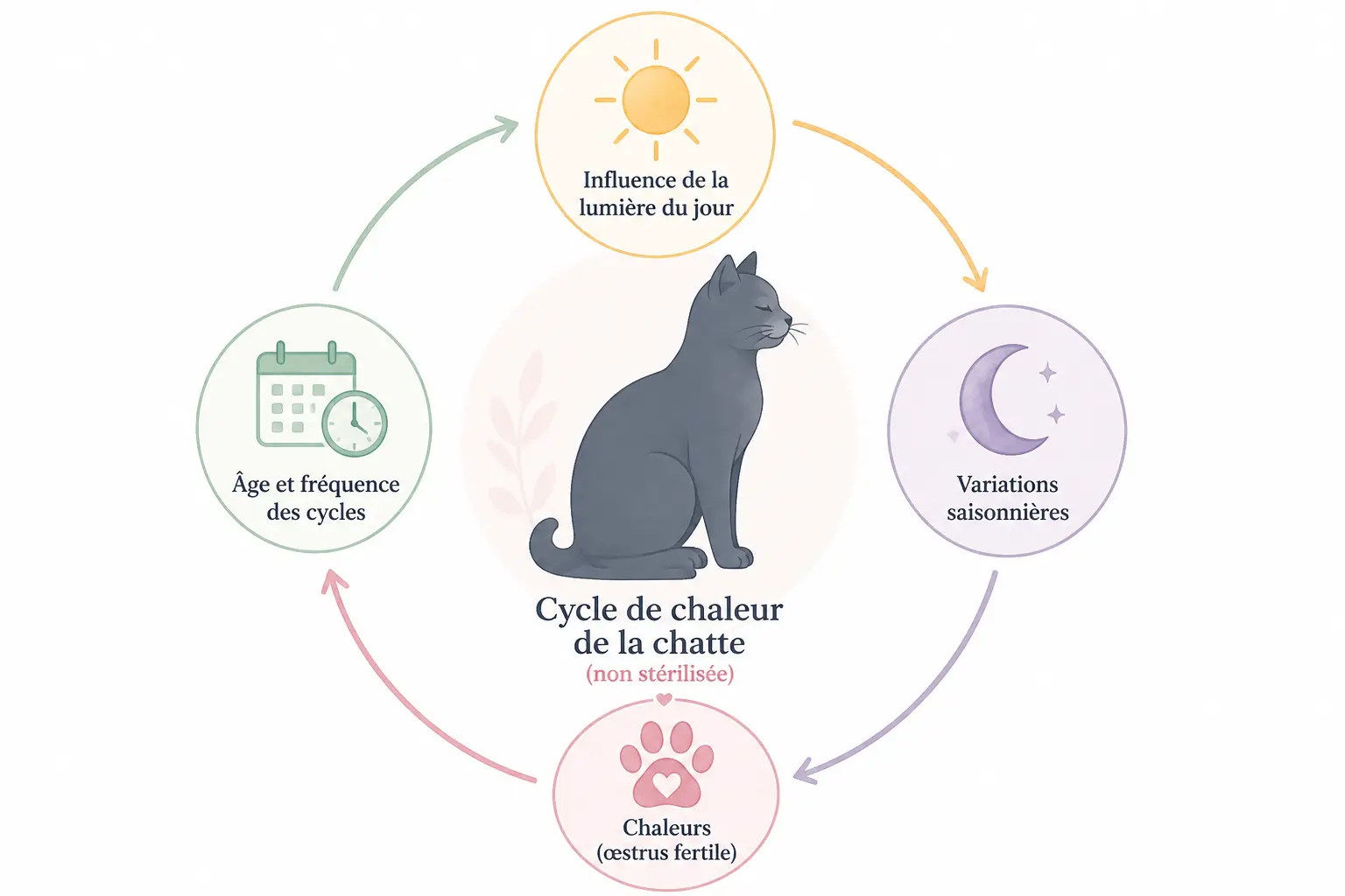 Chaleur chat : comprendre le cycle, l’âge d’apparition et le rôle de la lumière