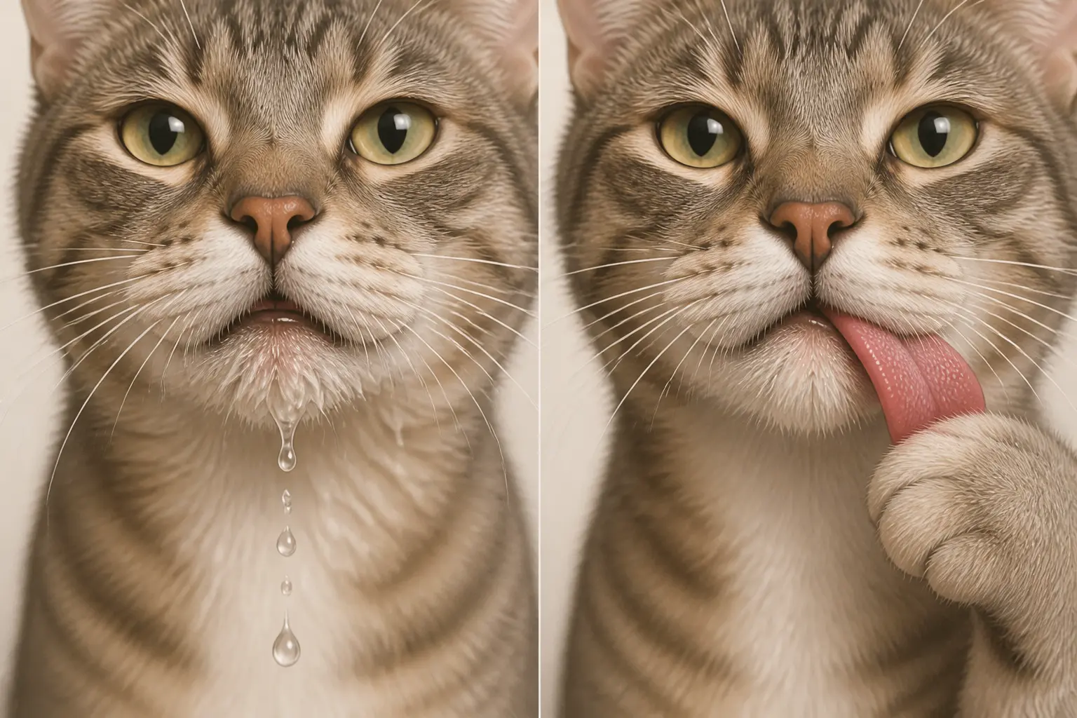 Chat qui bave : est-ce normal ou un vrai signal d’alerte ?