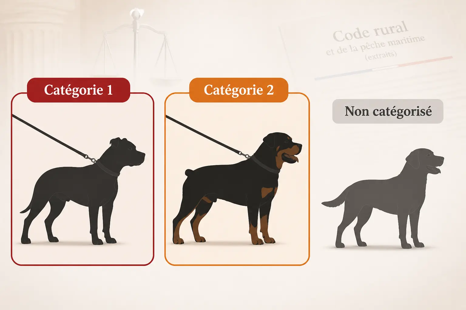 Quels chiens sont légalement considérés comme dangereux en France ?