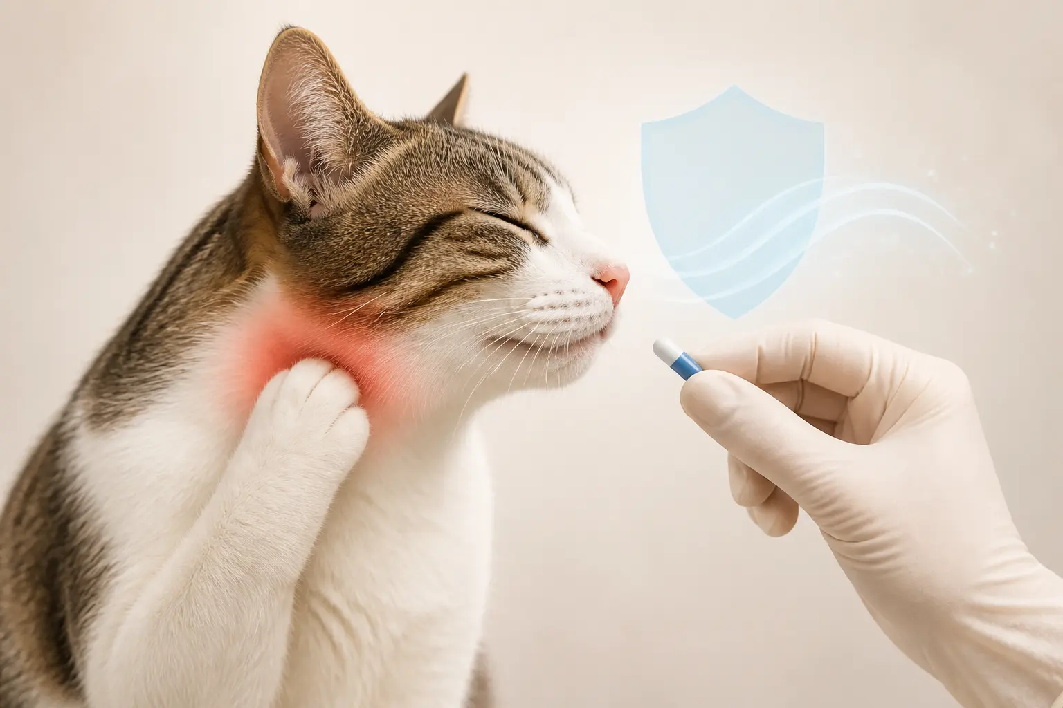 Dermipred pour chat : dans quels cas le vétérinaire le prescrit