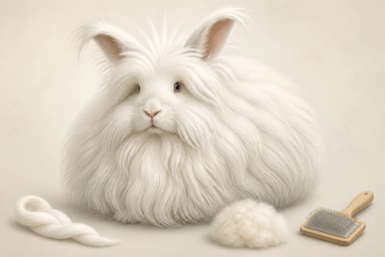 Quelle est la particularité du lapin angora ?