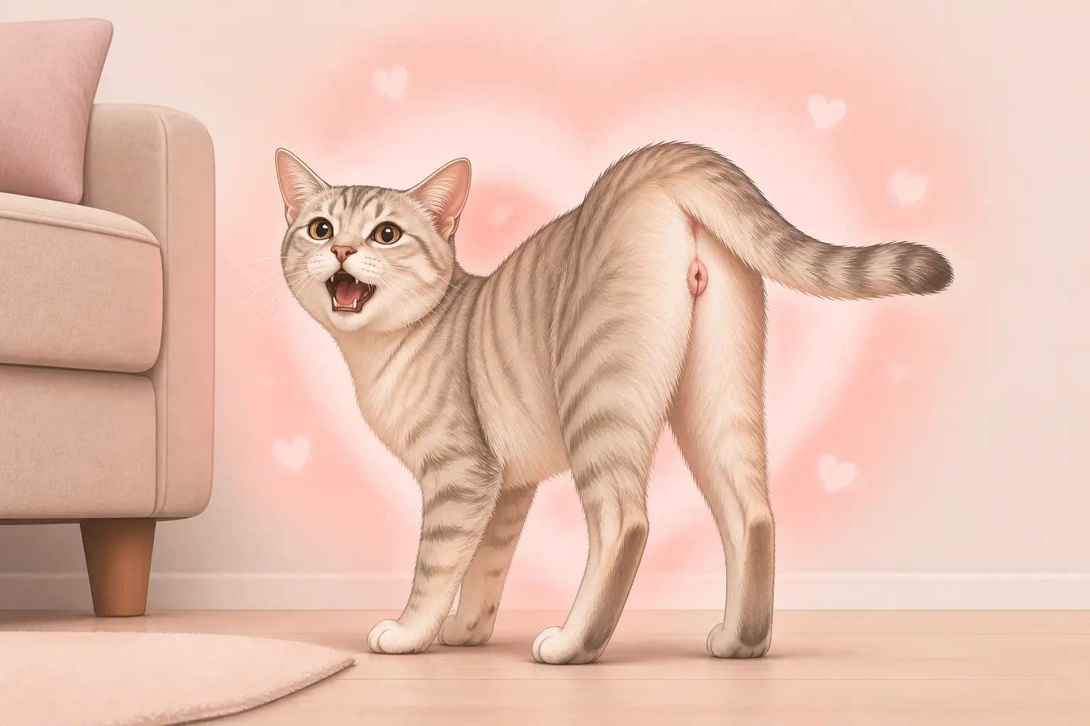 Reconnaître une chatte en chaleur sans se tromper