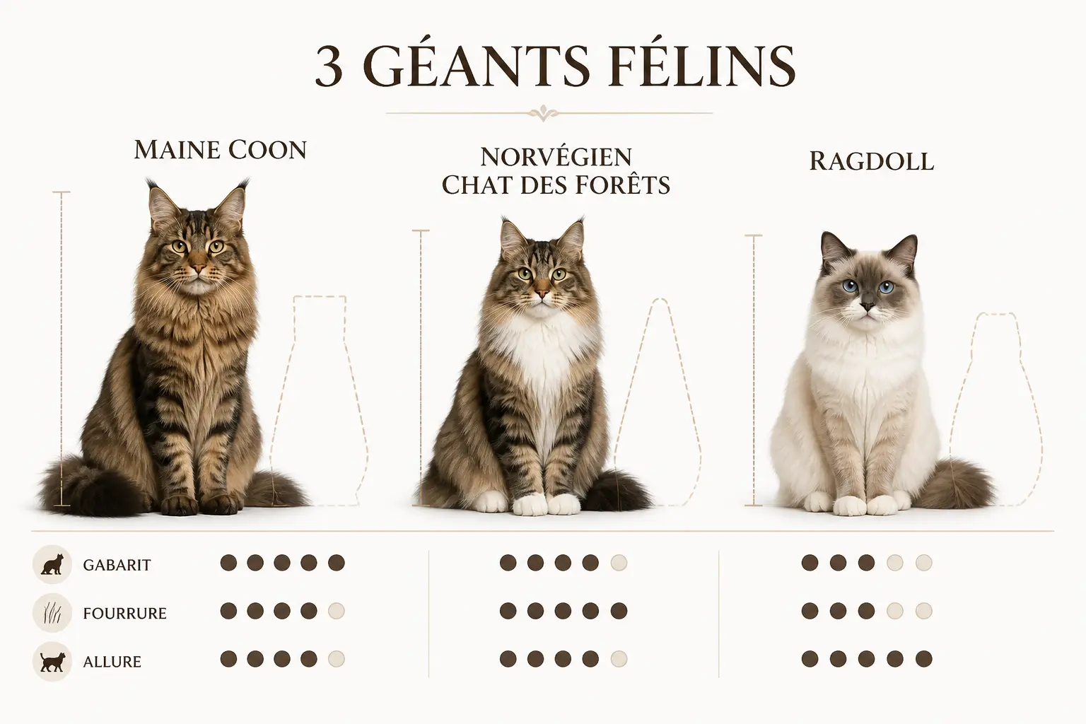 Top 10 des races de grands chats à connaître
