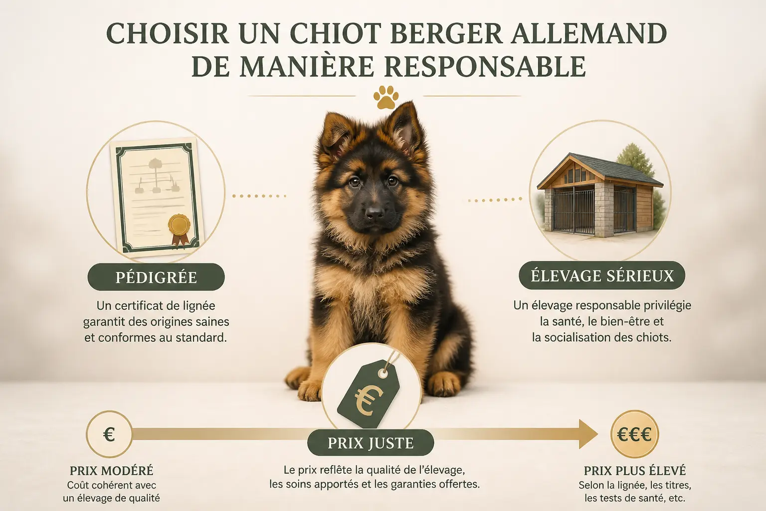 Prix, élevage et choix du chiot : les repères avant de réserver