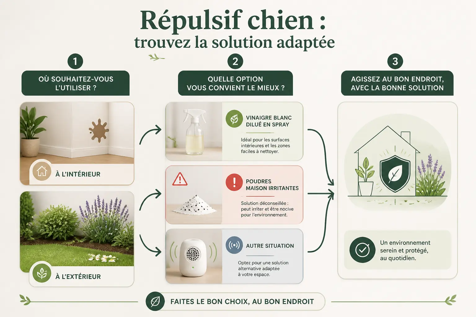Recettes maison et autres solutions : spray, poudres, ultrasons ou produit du commerce