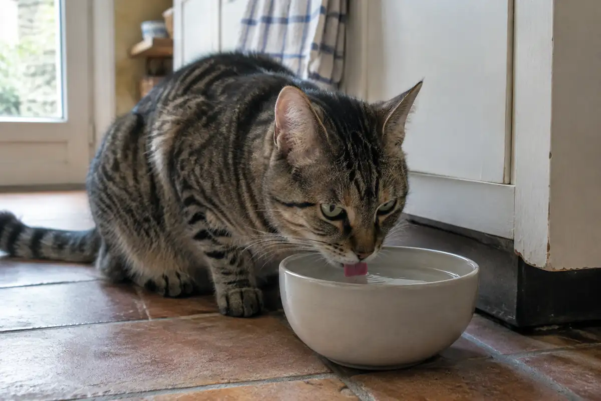 Mon chat boit beaucoup d'eau : à partir de quand faut-il s'inquiéter