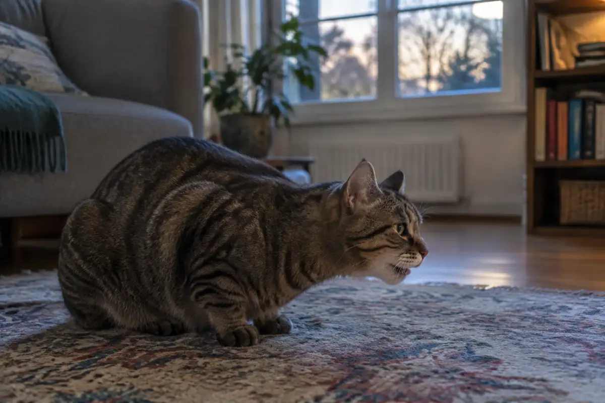 Chat qui tousse : reconnaître une vraie toux et savoir quand partir