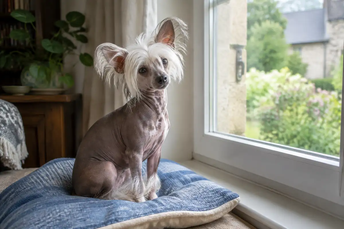 Chien chinois à crête : deux variétés, une peau à protéger, et ce que le standard dit des dents